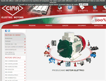 Tablet Screenshot of cimamotori.com